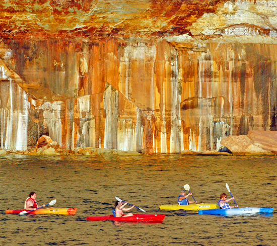 Kayaking the Pictured Rocks